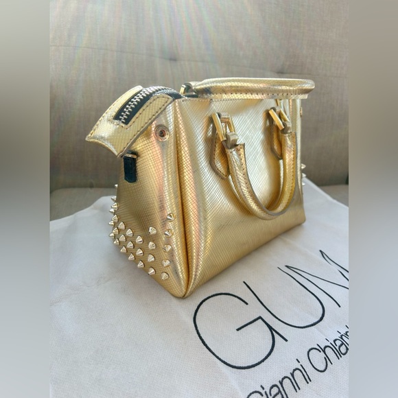 GUM Gianni Chiarini Gold Hand Purse - Picture 2 of 11
